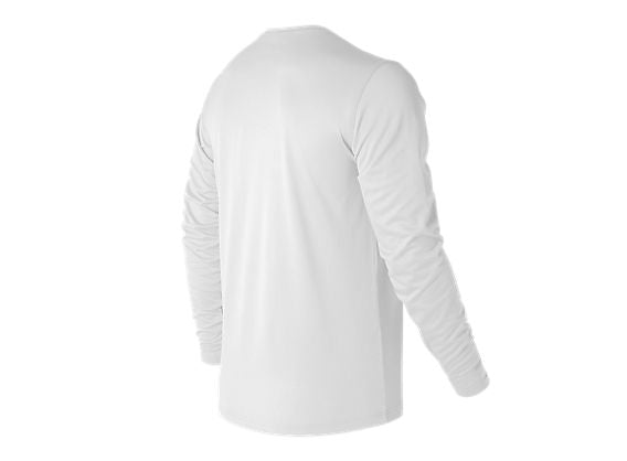 NB Mens Long Sleeve Tech Tee - White