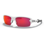 Flak XS (Youth Fit) (Polished White/ Prizm Field)