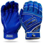 Powerstrap Chrome Batting Gloves - Royal