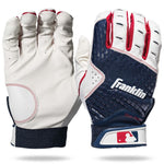 2nd-Skinz Batting Gloves - NAVY/RED