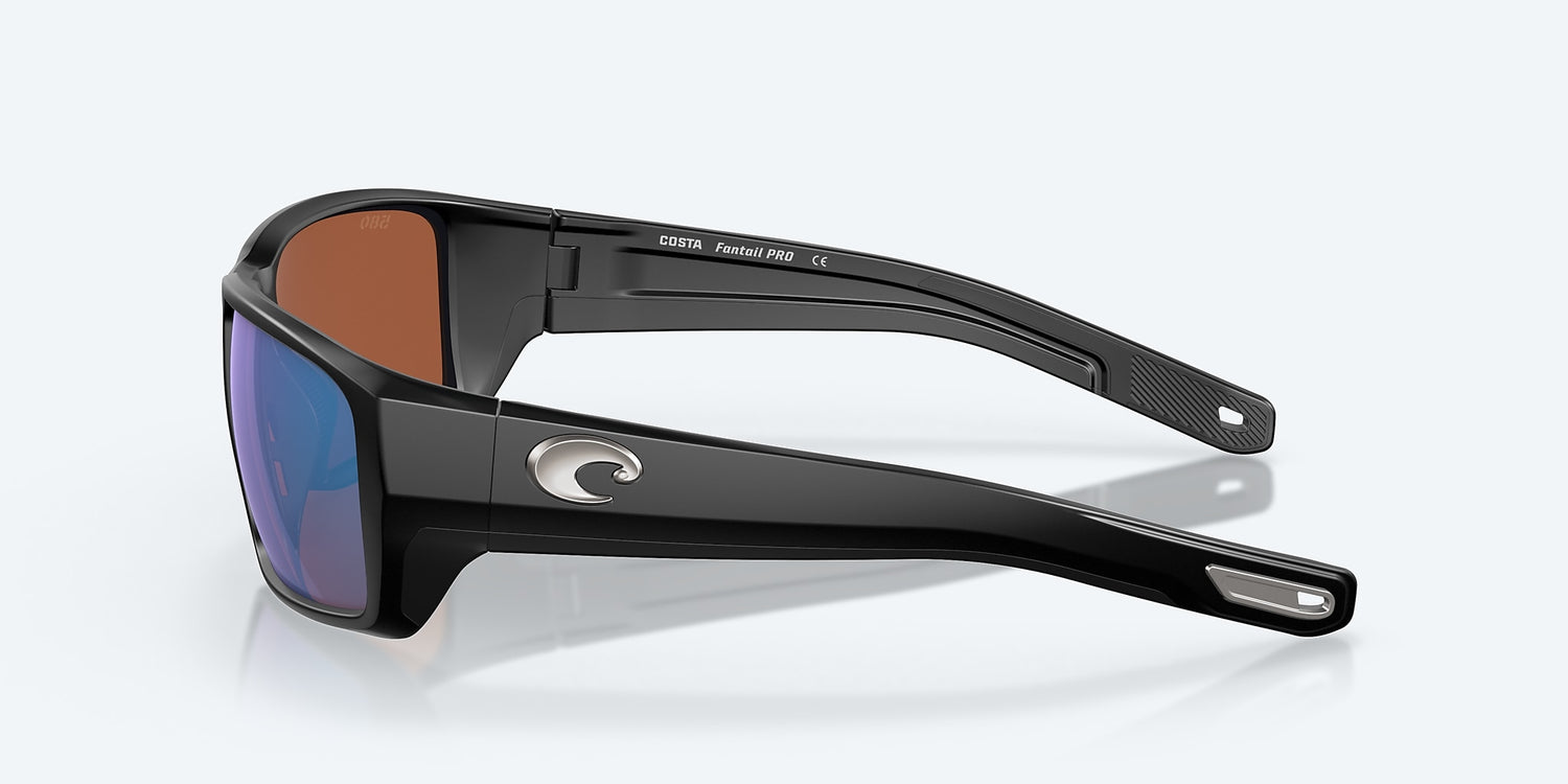 Fantail Pro - Matte Black / Green Mirror 580G