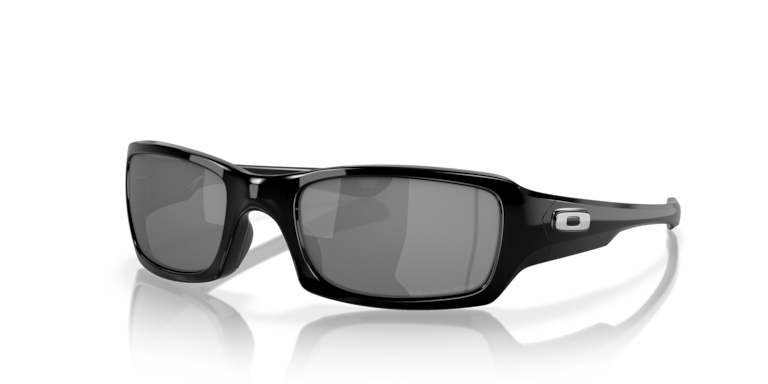 Fives Squared Polished Black w/ Black Iridium Polarized