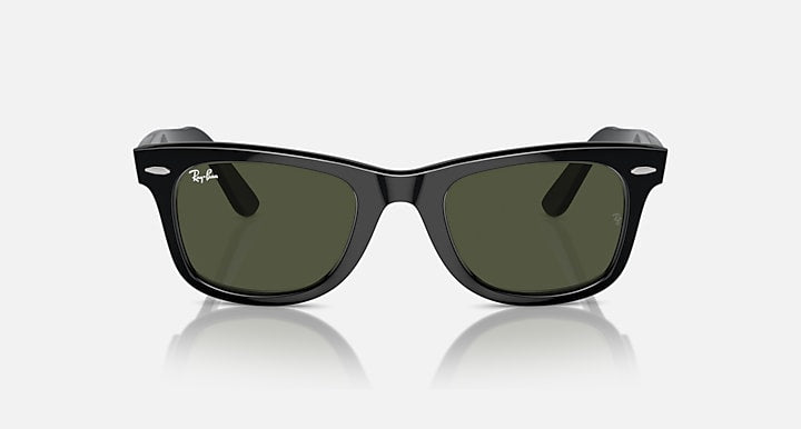 New Wayfarer - Rubber Black / G-15 Green