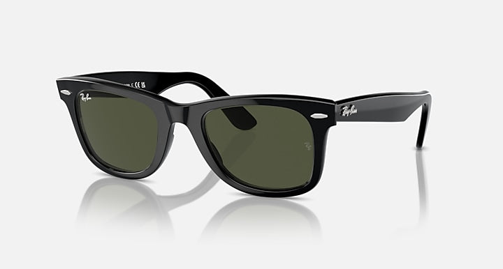 New Wayfarer - Rubber Black / G-15 Green