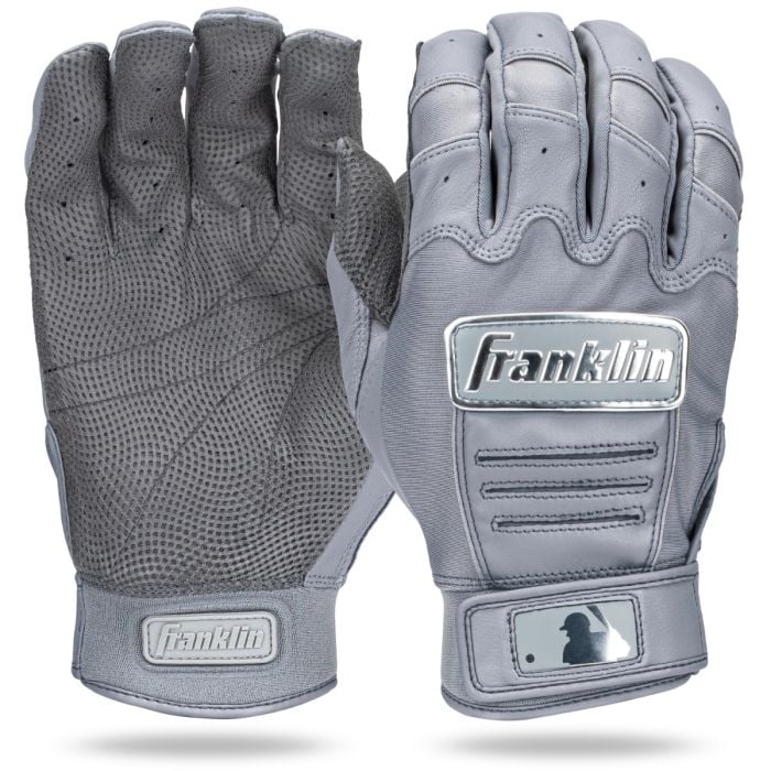 CFX Pro Full Color Chrome Batting Gloves - Grey