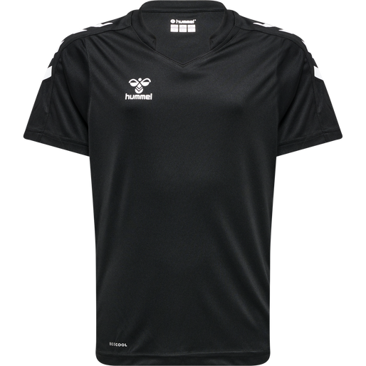 HMLCORE XK Poly Jersey S/S Kids - Black