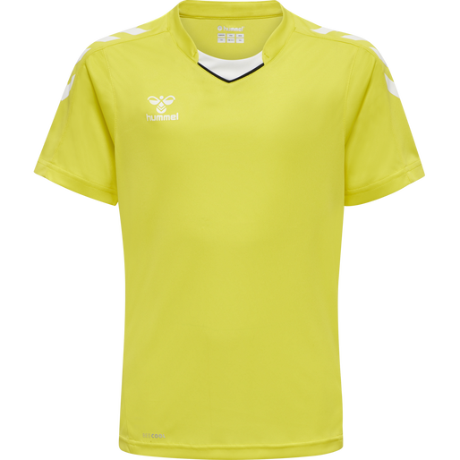 HMLCORE XK Poly Jersey S/S Kids - Blazing Yellow