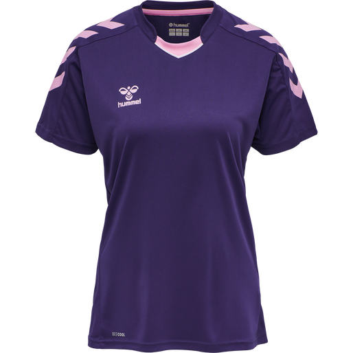 HMLCORE XK Poly Jersey S/S Woman - Acai