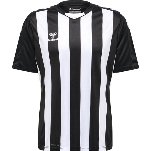 HMLCORE XK Striped Jersey S/S - Black/White