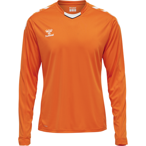 HMLCORE XK POLY JERSEY L/S - Orange Tiger