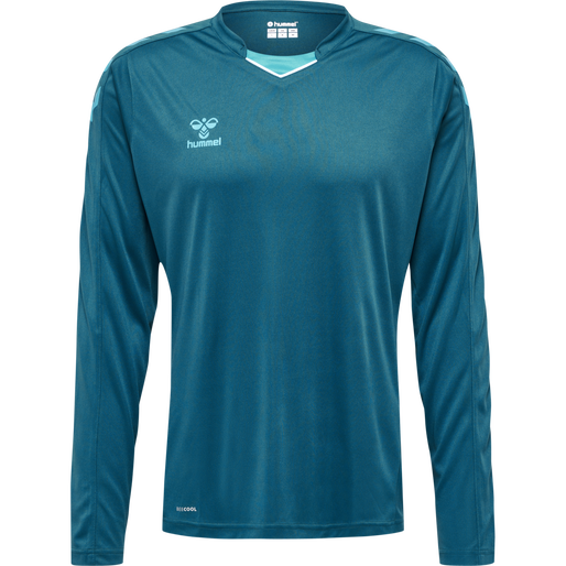 HMLCORE XK Poly Jersey L/S - Blue Corral