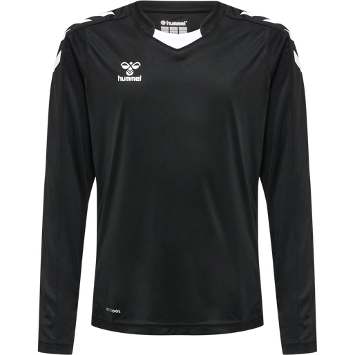 HMLCORE XK POLY JERSEY L/S KIDS - Black