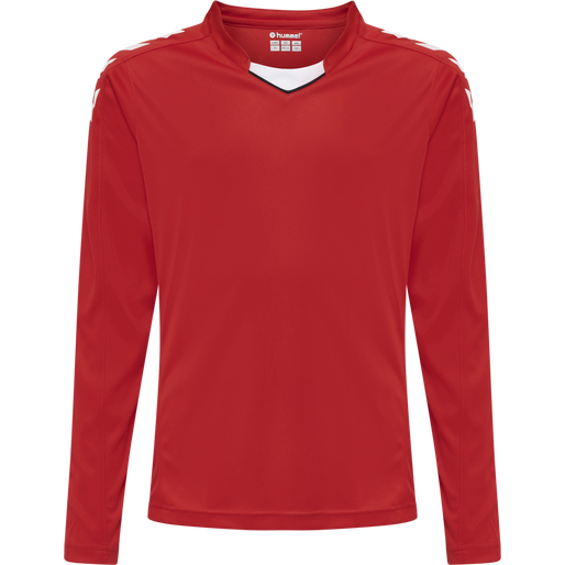 HMLCORE XK POLY JERSEY L/S KIDS - True Red