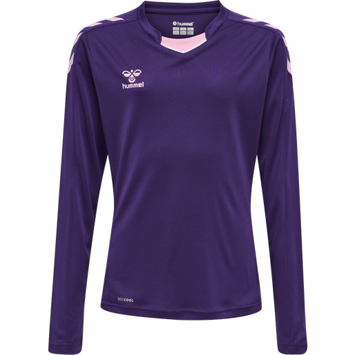 HMLCORE XK Poly Jersey L/S Kids - Acai