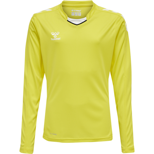 HMLCORE XK Poly Jersey L/S Kids - Blazing Yellow