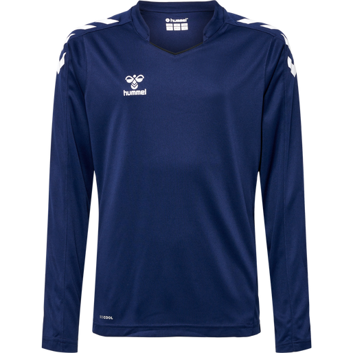 HMLCORE XK Poly Jersey L/S Kids - Marine