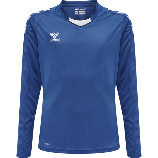 HMLCORE XK Poly Jersey L/S Kids - True Blue