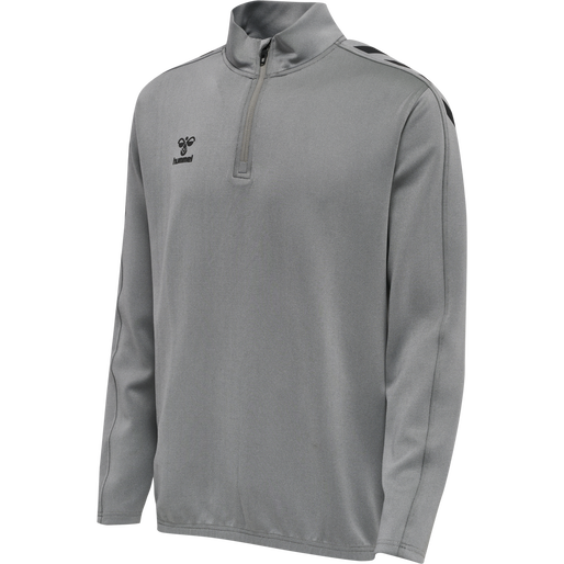 HMLCORE XK Half Zip Poly Sweat - Grey Melange