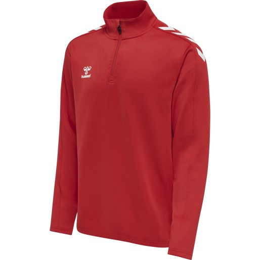 HMLCORE XK Half Zip Poly Sweat - True Red