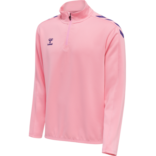 HMLCORE XK Half Zip Poly Sweat - Cotton Candy