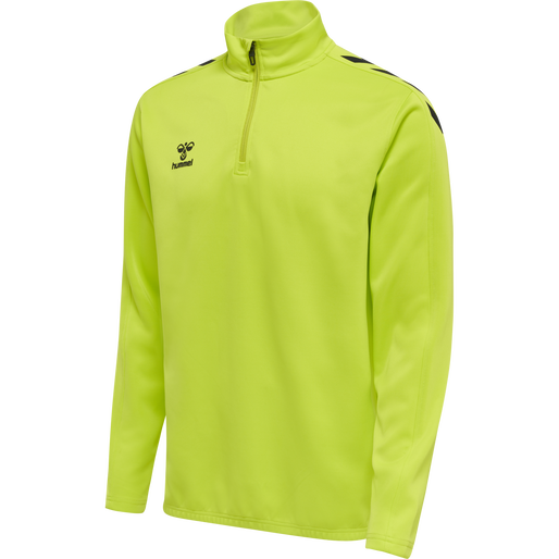 HMLCORE XK Half Zip Poly Sweat - Lime Popsicle