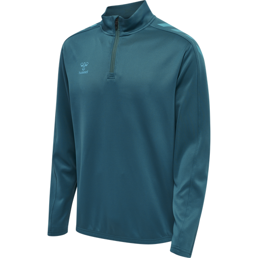 HMLCORE XK Half Zip Poly Sweat - Blue Coral