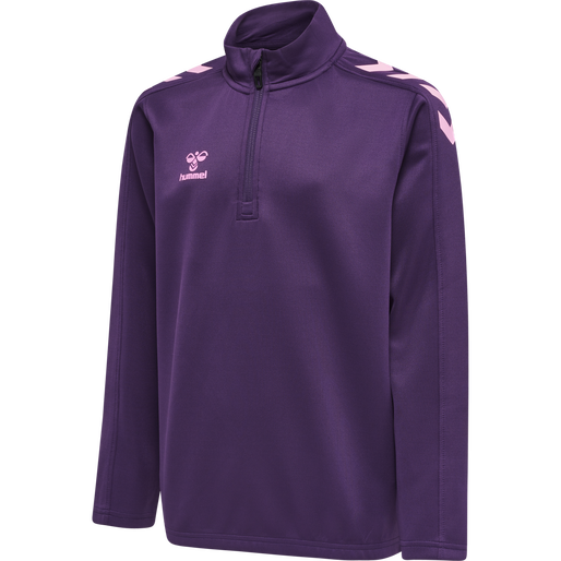 HMLCORE XK Half Zip Poly Sweat Kids - Acai