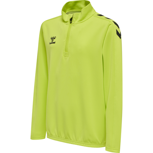 HMLCORE XK Half Zip Poly Sweat Kids - Lime Popsicle