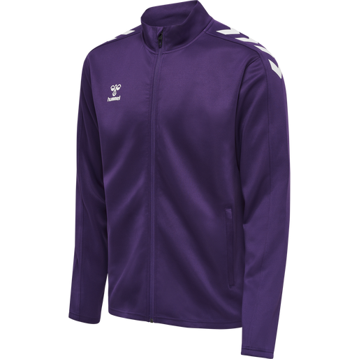 HMLCORE XK POLY ZIP SWEAT - Acai