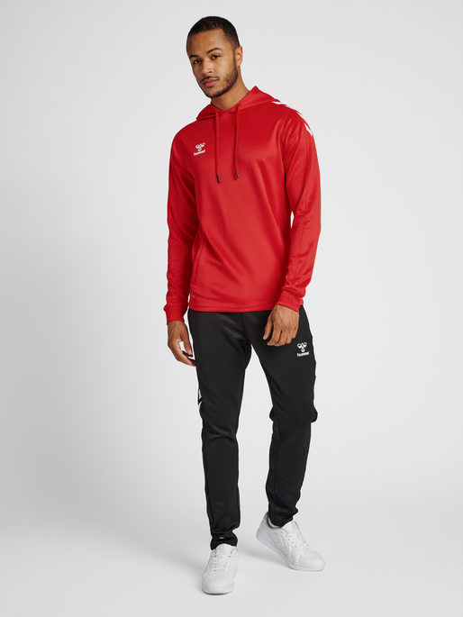 HMLCORE XK POLY SWEAT HOODIE - True Red