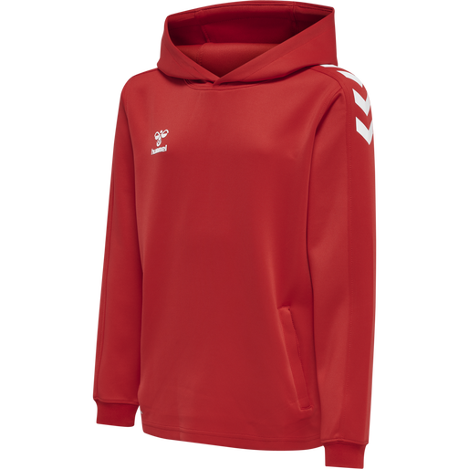 HMLCORE XK POLY KIDS SWEAT HOODIE - True Red