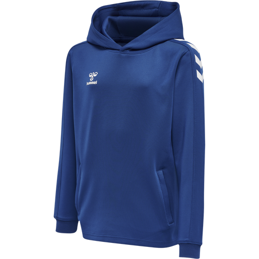 HMLCORE XK POLY KIDS SWEAT HOODIE - True Blue