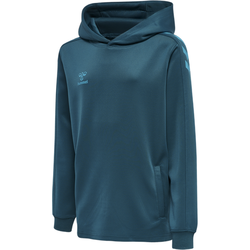 HMLCORE XK Poly Kids Sweat Hoodie - Blue Coral