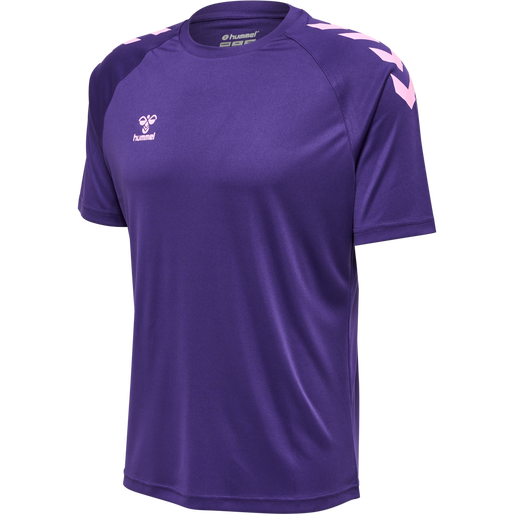 HMLCORE XK Core Poly T-Shirt S/S  - Acai