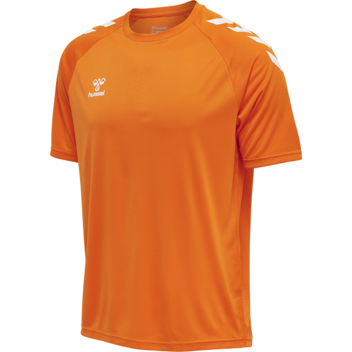 HMLCORE XK Core Poly T-Shirt S/S - Orange Tiger