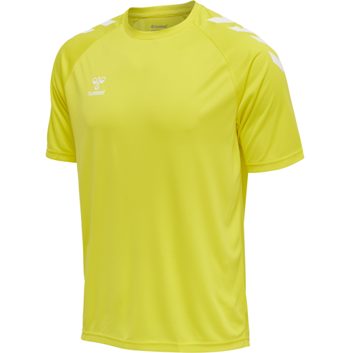 HMLCORE XK Core Poly T-Shirt S/S - Bright Yellow