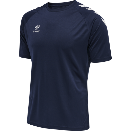 HMLCORE XK Core Poly T-Shirt S/S - Marine