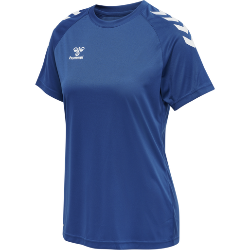 HMLCORE XK Core Poly T-Shirt S/S Womens - True Blue