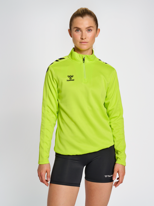 HMLCORE XK Half Zip Poly Sweat Woman - Lime Popsicle