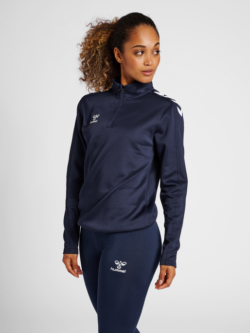 HMLCORE XK Half Zip Poly Sweat Woman - Marine