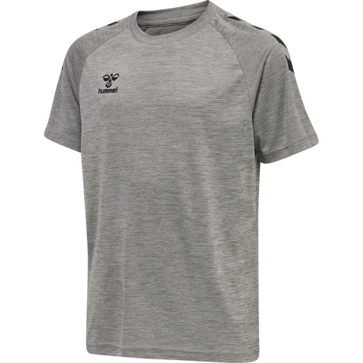 HMLCORE XK Core Poly T-Shirt S/S Kids - Grey