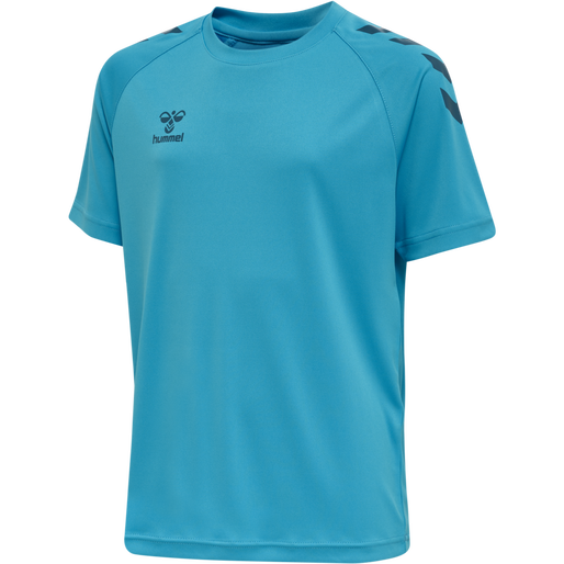 HMLCORE XK Core Poly T-Shirt S/S Kids - Blue Danube
