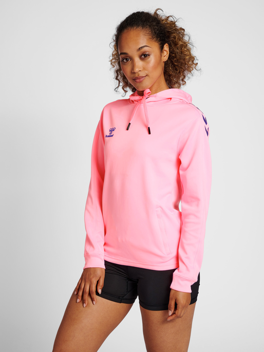 HMLCORE XK POLY SWEAT HOODIE WOMAN - Cotton Candy