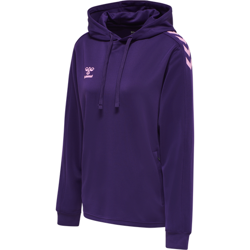 HMLCORE XK POLY SWEAT HOODIE WOMAN - Acai