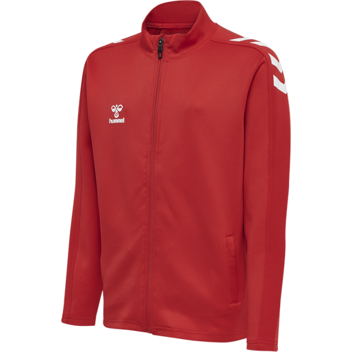 HMLCORE XK Poly Zip Sweat Kids - True Red