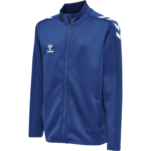 HMLCORE XK POLY ZIP SWEAT KIDS - True Blue