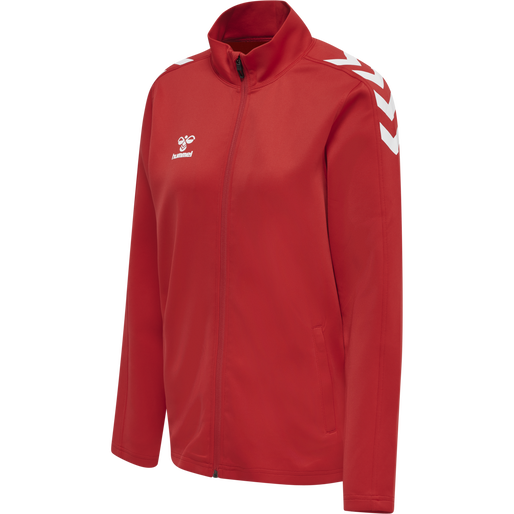 HMLCORE XK POLY ZIP SWEAT WOMAN - True Red