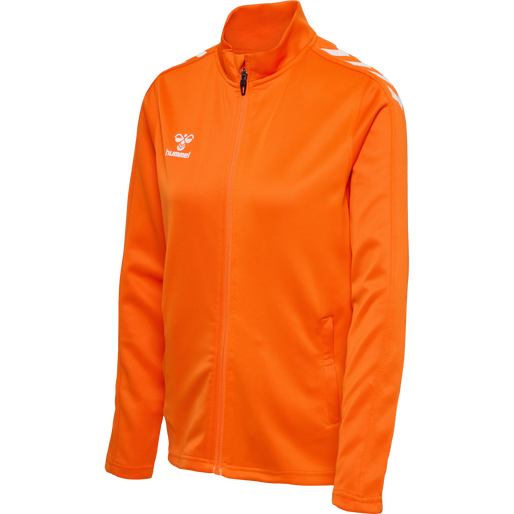 HMLCORE XK Poly Zip Sweat Woman - Orange Tiger