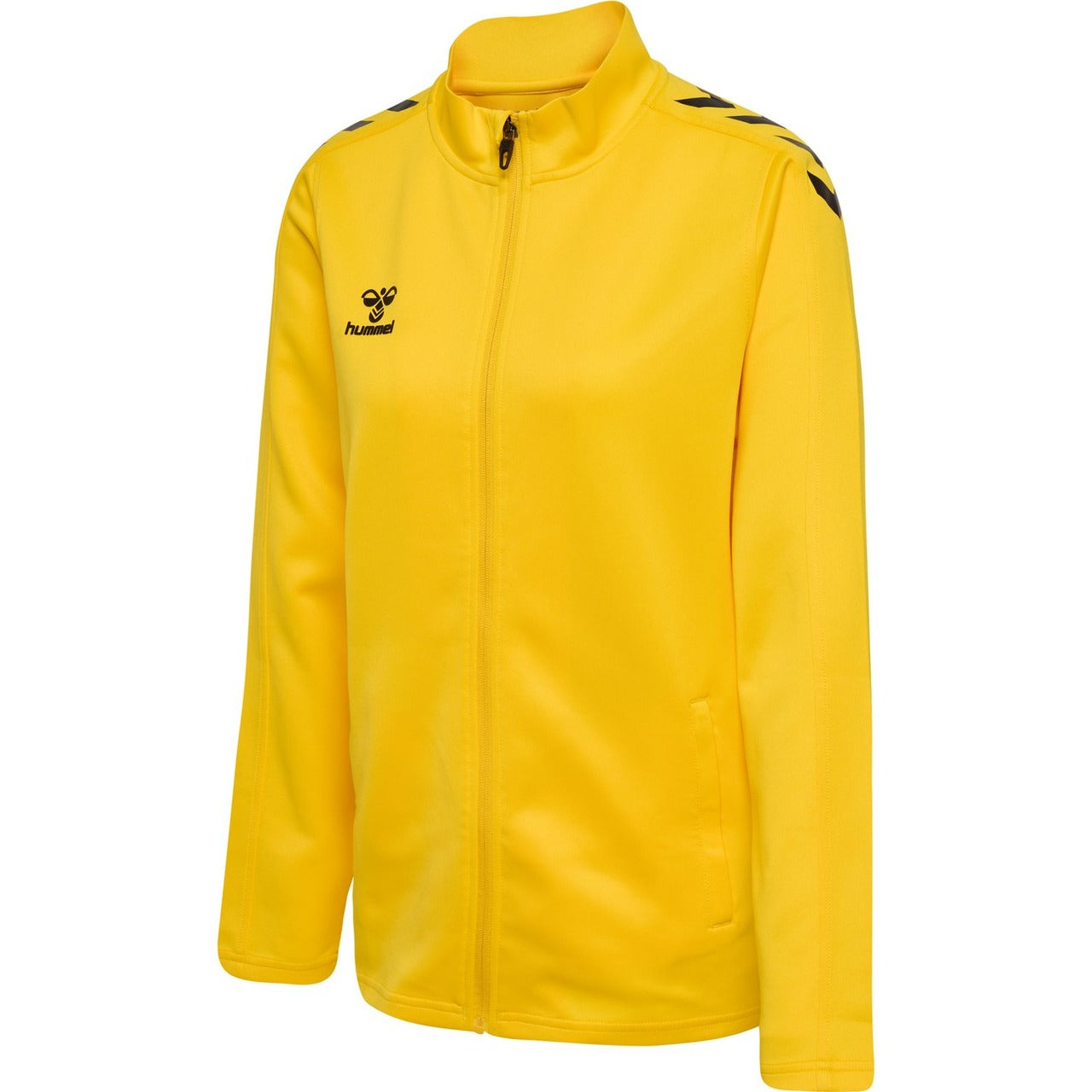 HMLCORE XK POLY ZIP SWEAT WOMAN - Sports Yellow