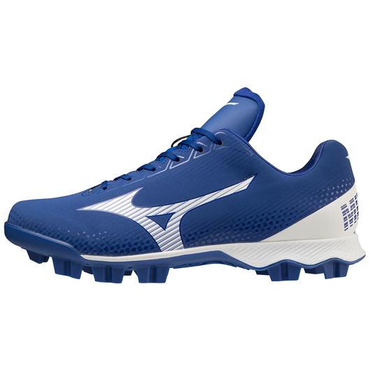 Mizuno Wave Lightrevo TPU Men's Molded Low Baseball Cleat - Royal/White